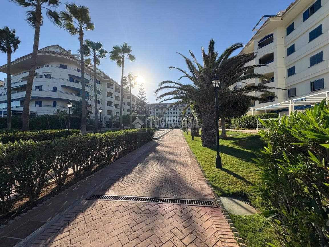 Exterior view of Flat for sale in Manilva  with Air Conditioner, Terrace and Storage room
