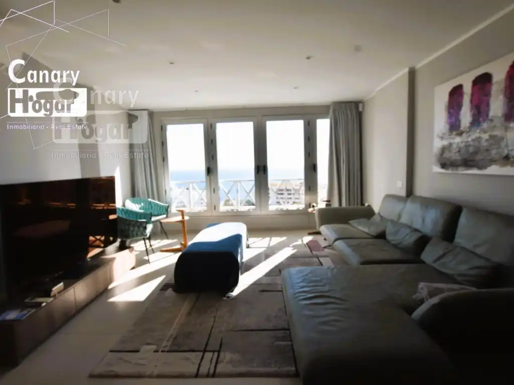 Wohnzimmer von Dachboden zum Verkauf in San Miguel de Abona mit Klimaanlage, Heizung und Gemeinschaftspool