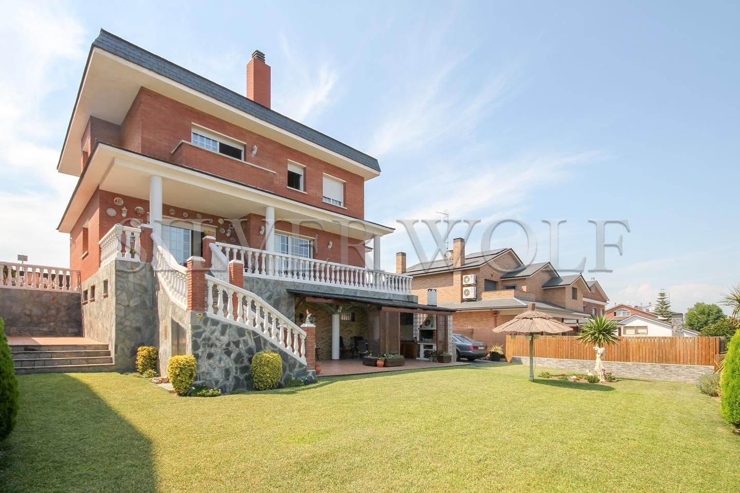 Exterior view of House or chalet for sale in Palau-solità i Plegamans  with Heating, Private garden and Terrace