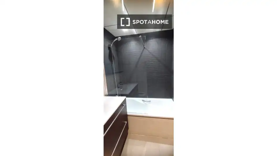 Baño de Apartamento para compartir en Alicante / Alacant con Aire acondicionado, Calefacción y Terraza