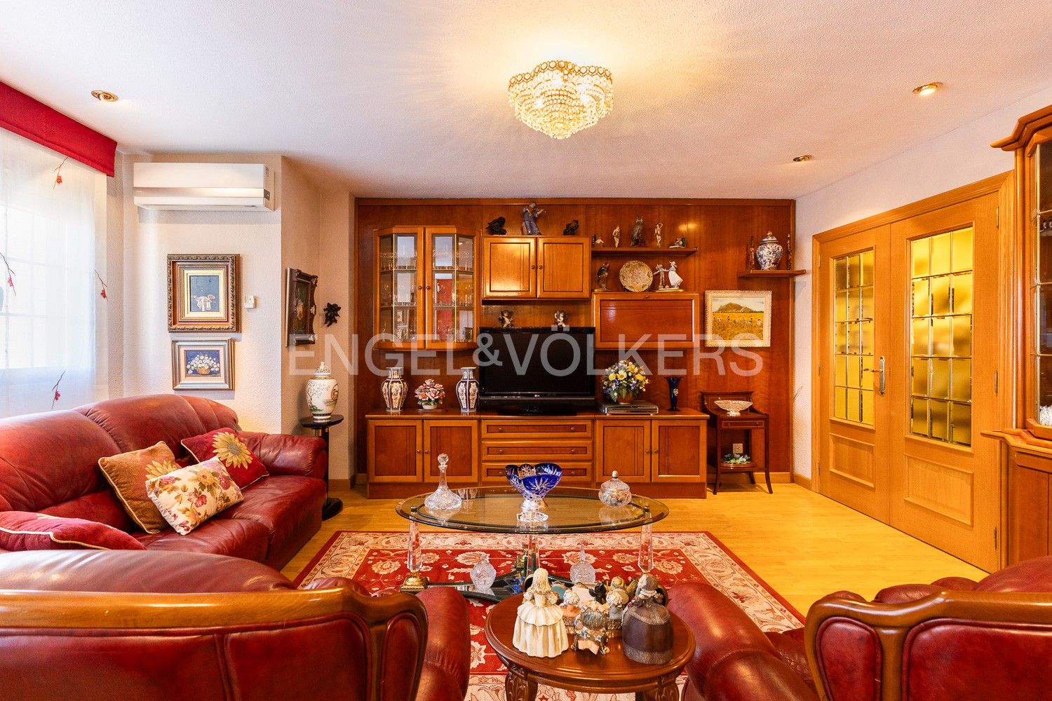 Living room of Apartment for sale in  Valencia Capital  with Air Conditioner, Heating and Parquet flooring