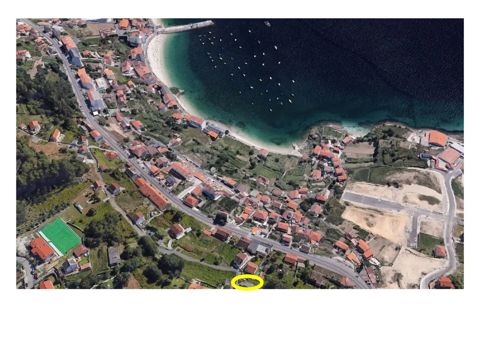 Vista exterior de Casa o chalet en venta en Sanxenxo con Calefacción, Jardín privado y Terraza