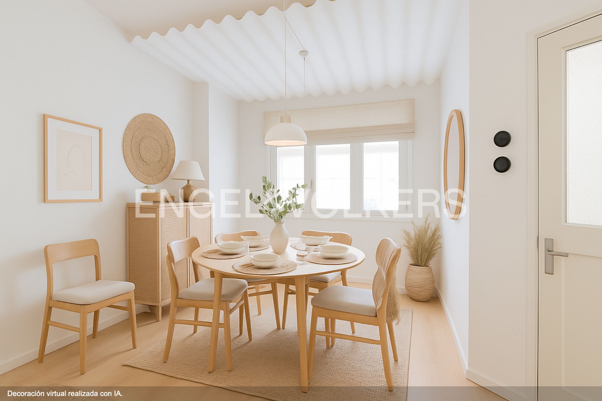 Menjador de Apartament en venda en  Madrid Capital amb Calefacció