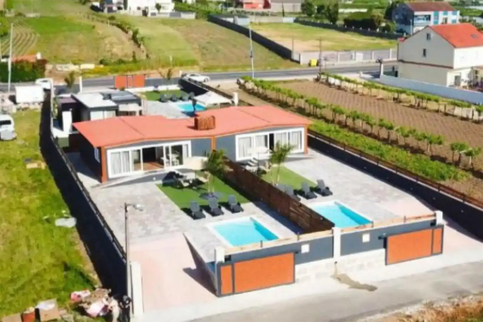 Piscina de Casa o xalet de lloguer en Vilanova de Arousa, Pontevedra