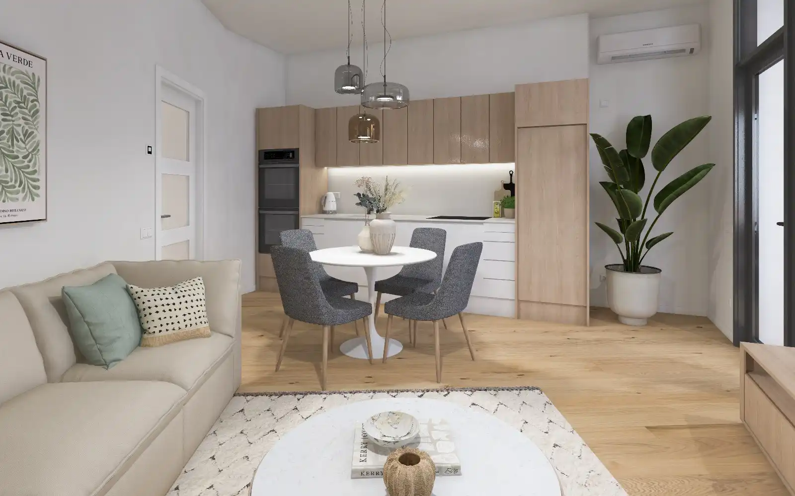 Sala de estar de Planta baja en venta en Rubí con Aire acondicionado, Calefacción y Parquet
