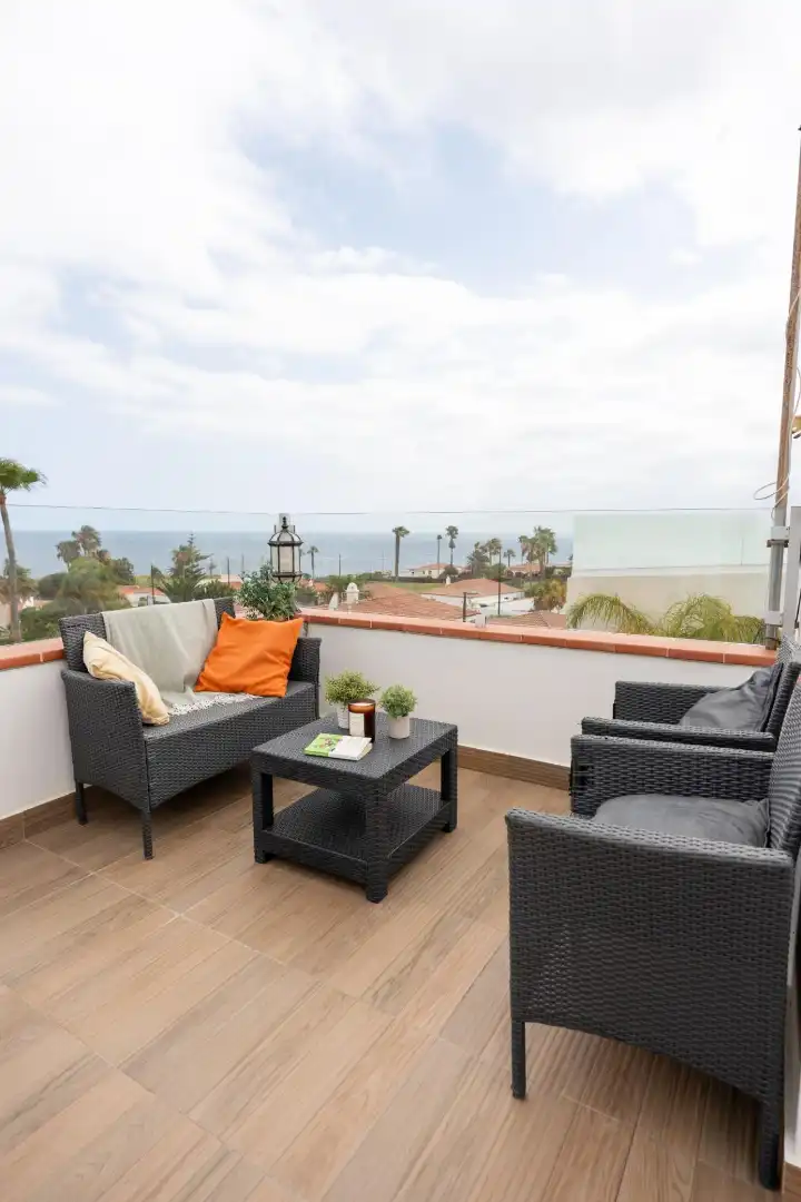 Terrassa de Casa o xalet en venda en San Miguel de Abona amb Aire condicionat, Jardí privat i Terrassa