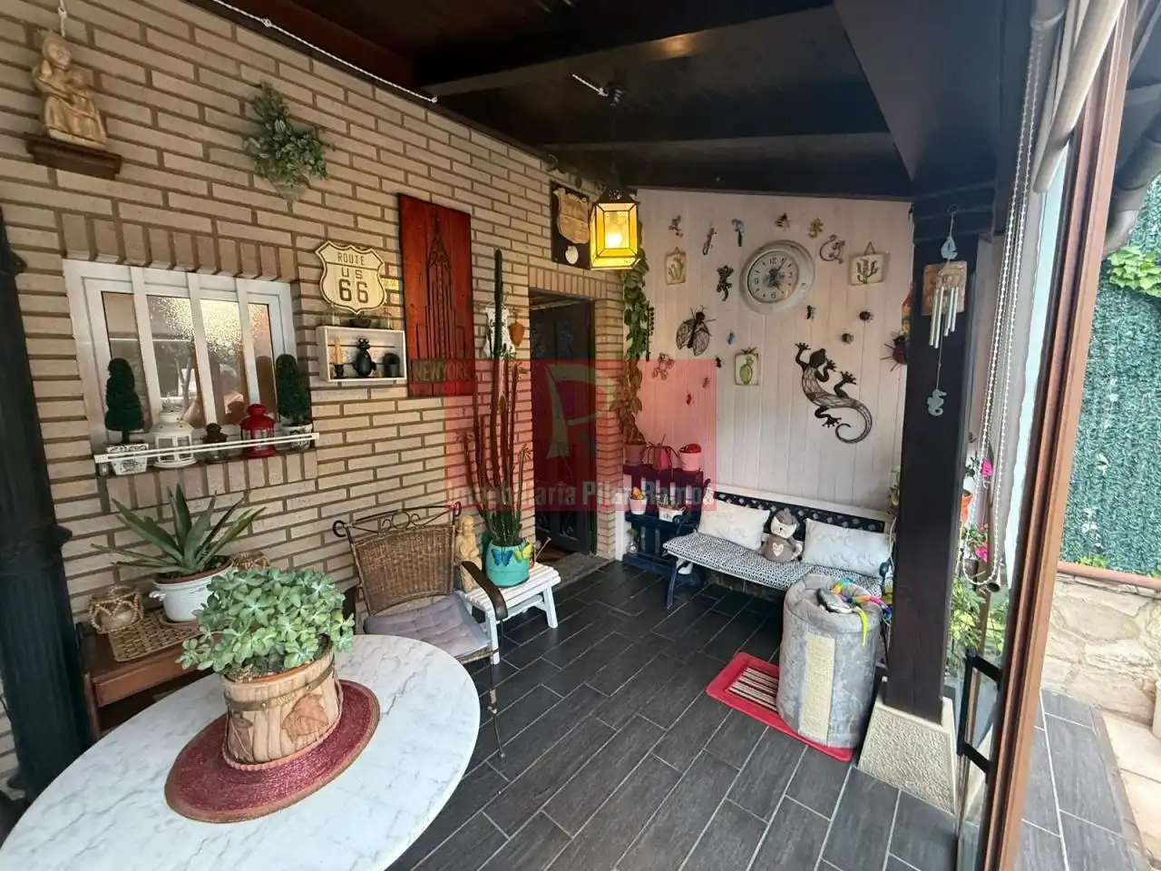 Terrassa de Casa o xalet en venda en San Andrés del Rabanedo amb Calefacció, Jardí privat i Terrassa