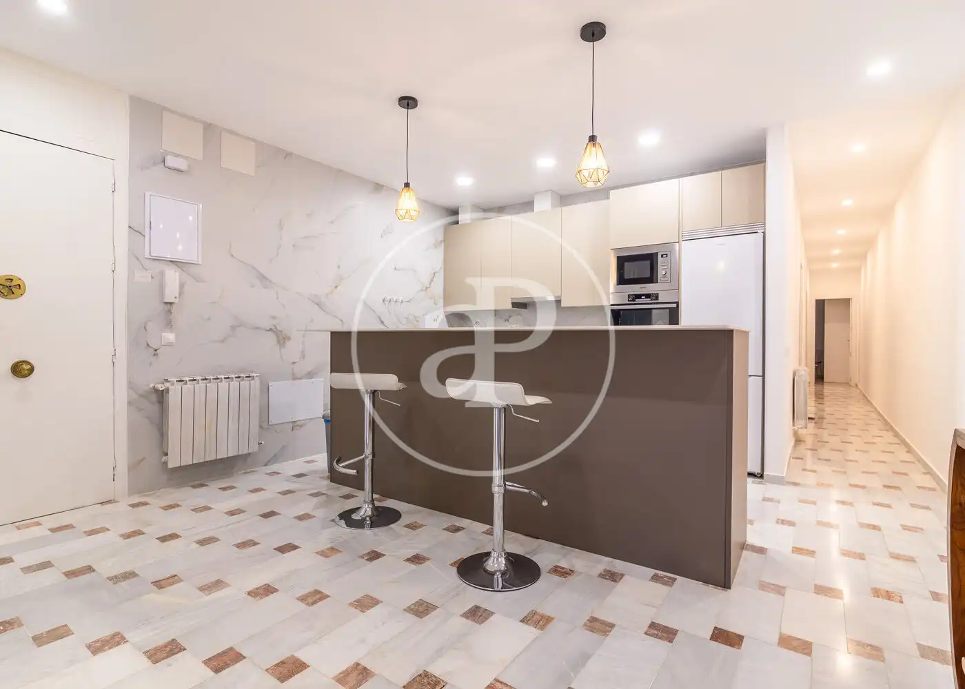 Küche von Wohnung zur Miete in Madrid mit Klimaanlage, Heizung und Möbliert