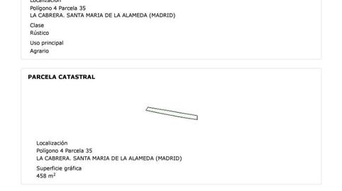 Foto 2 de Terreny en venda a Santa María de la Alameda, Madrid