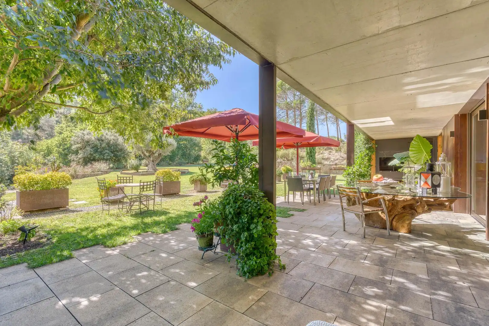 Terraza de Finca rústica en venta en Boadella i les Escaules con Calefacción, Jardín privado y Terraza