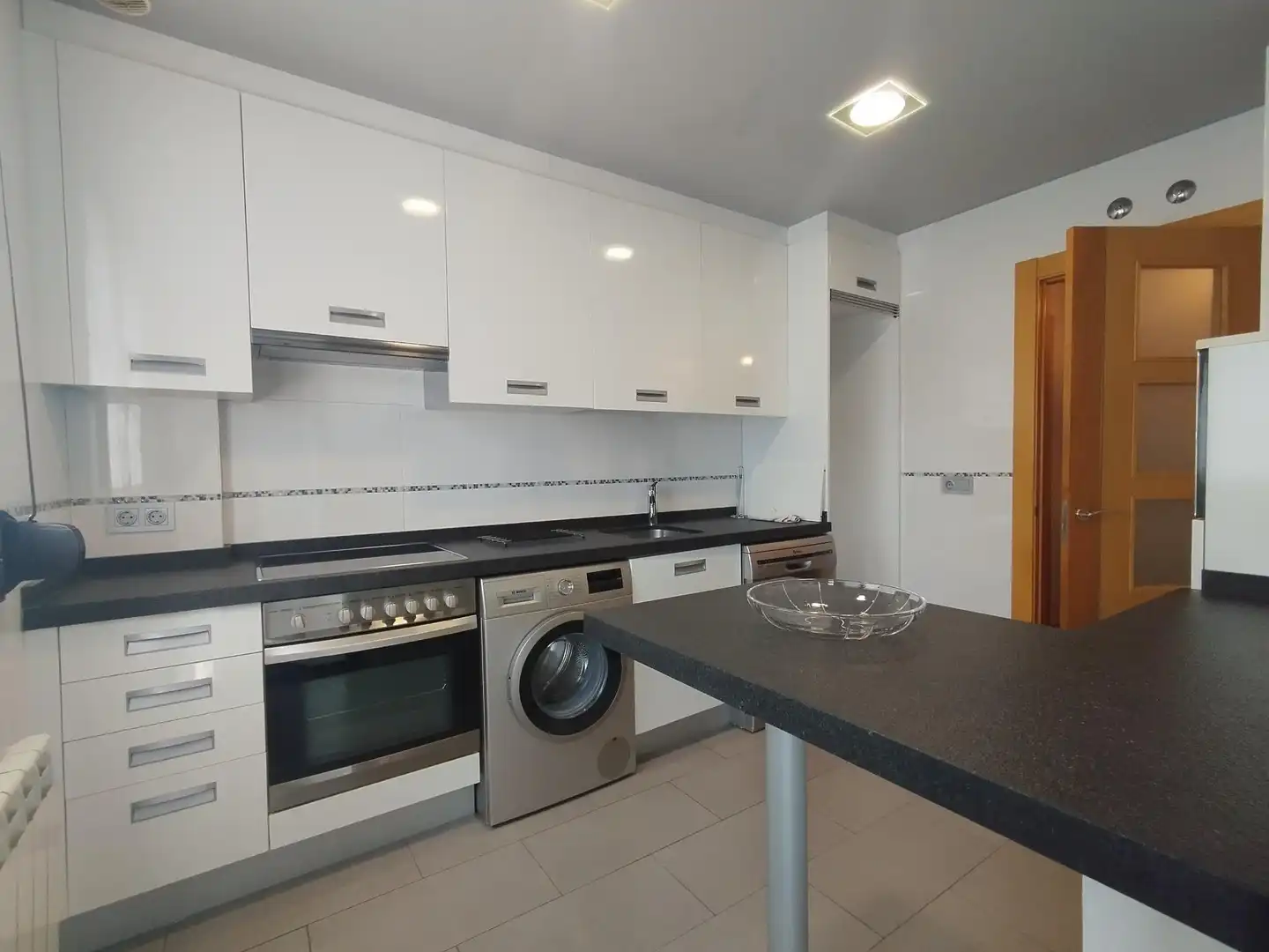 Cocina de Piso de alquiler en Valladolid con Calefacción, Parquet y Amueblado