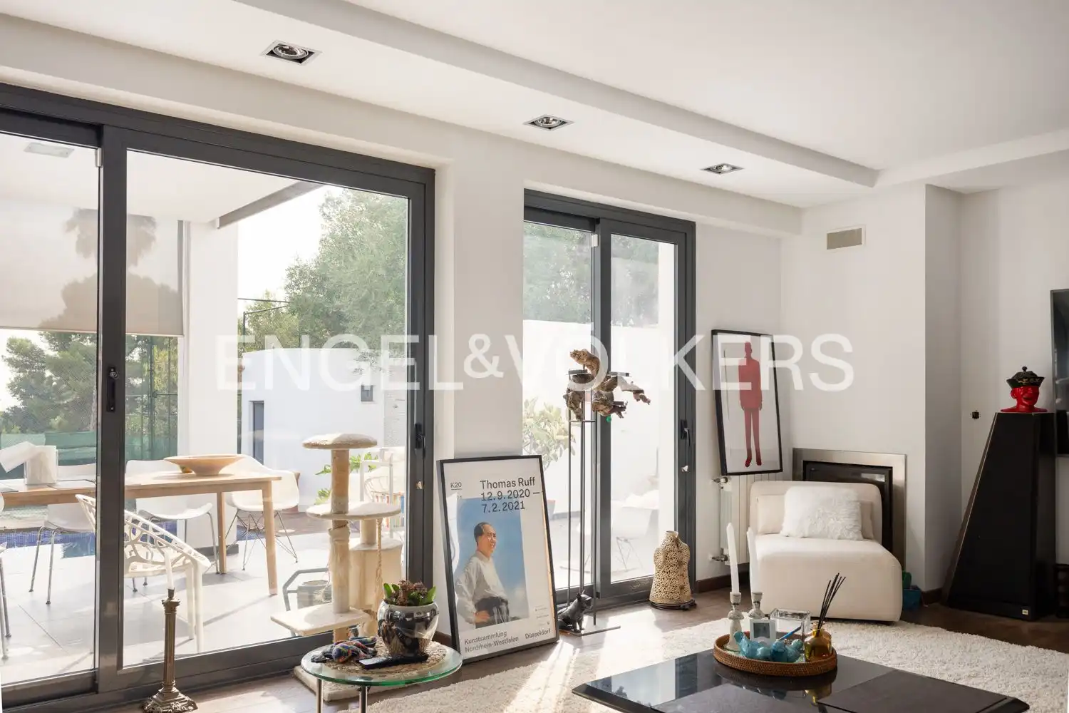 Sala d'estar de Casa o xalet de lloguer en Chiva amb Aire condicionat, Calefacció i Jardí privat