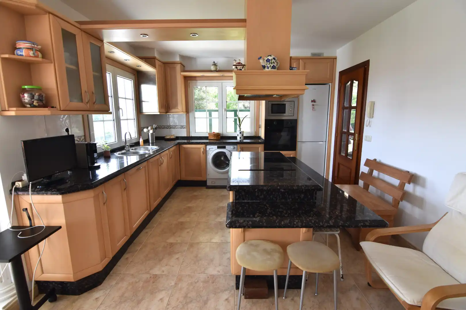 Kitchen of Houses for sale in Sada (A Coruña)  with Heating, Private garden and Parquet flooring