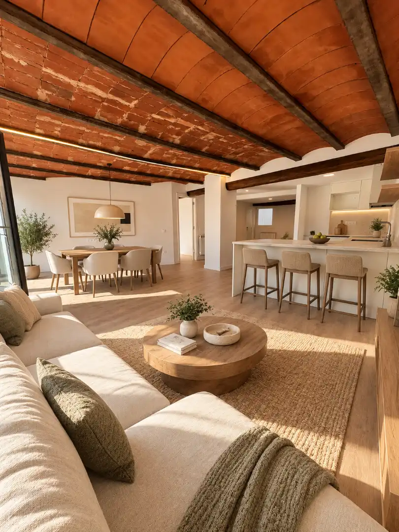 Sala d'estar de Pis de lloguer en Ripoll, Girona