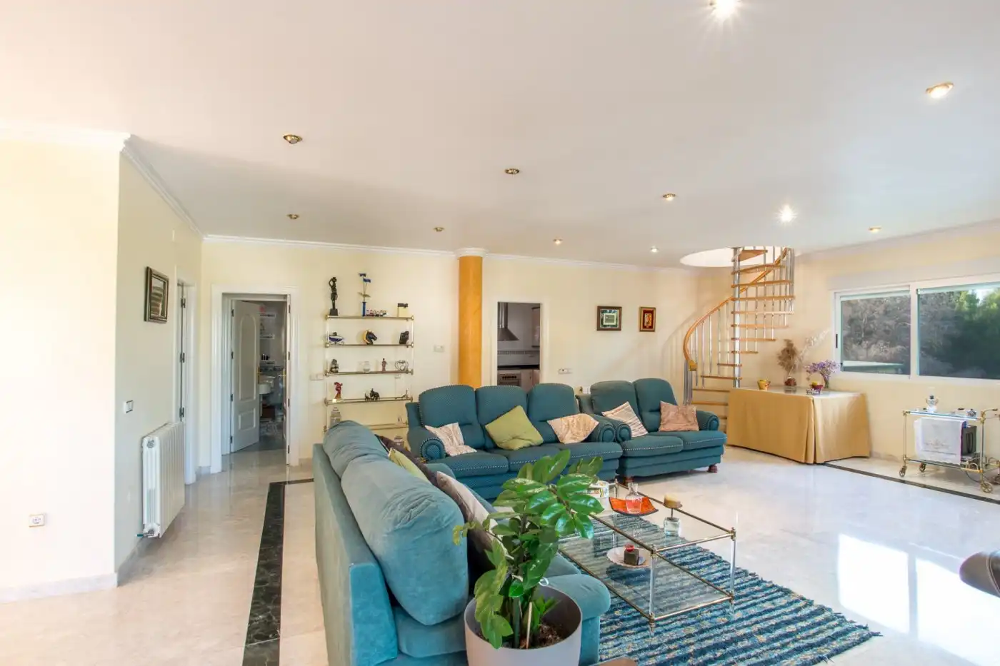 Sala de estar de Casa o chalet en venta en Murcia con Aire acondicionado, Calefacción y Jardín privado