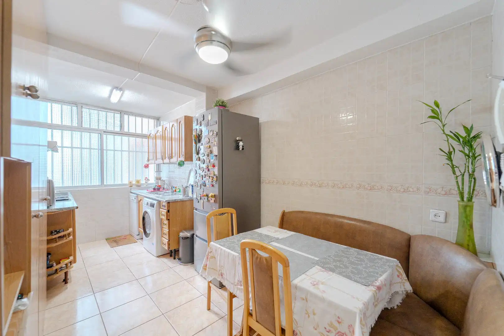 Kitchen of Flat for sale in Móstoles  with Heating, Terrace and Oven