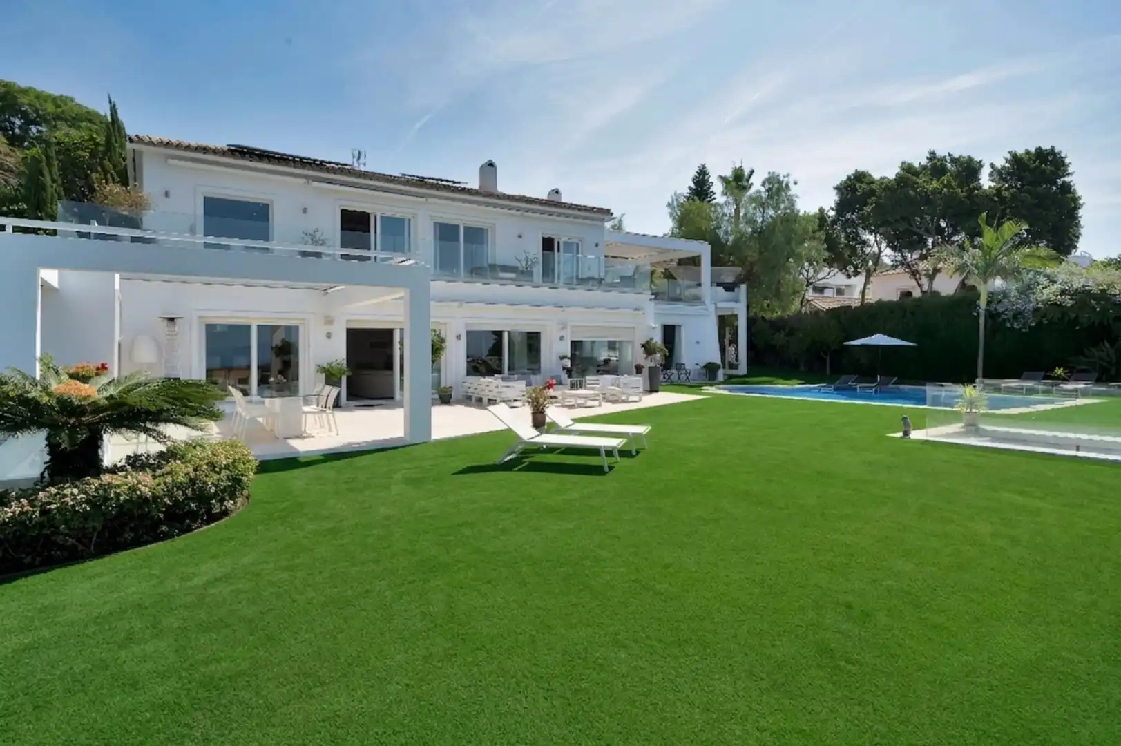 Jardín de Casa o chalet en venta en Marbella con Calefacción, Jardín privado y Terraza