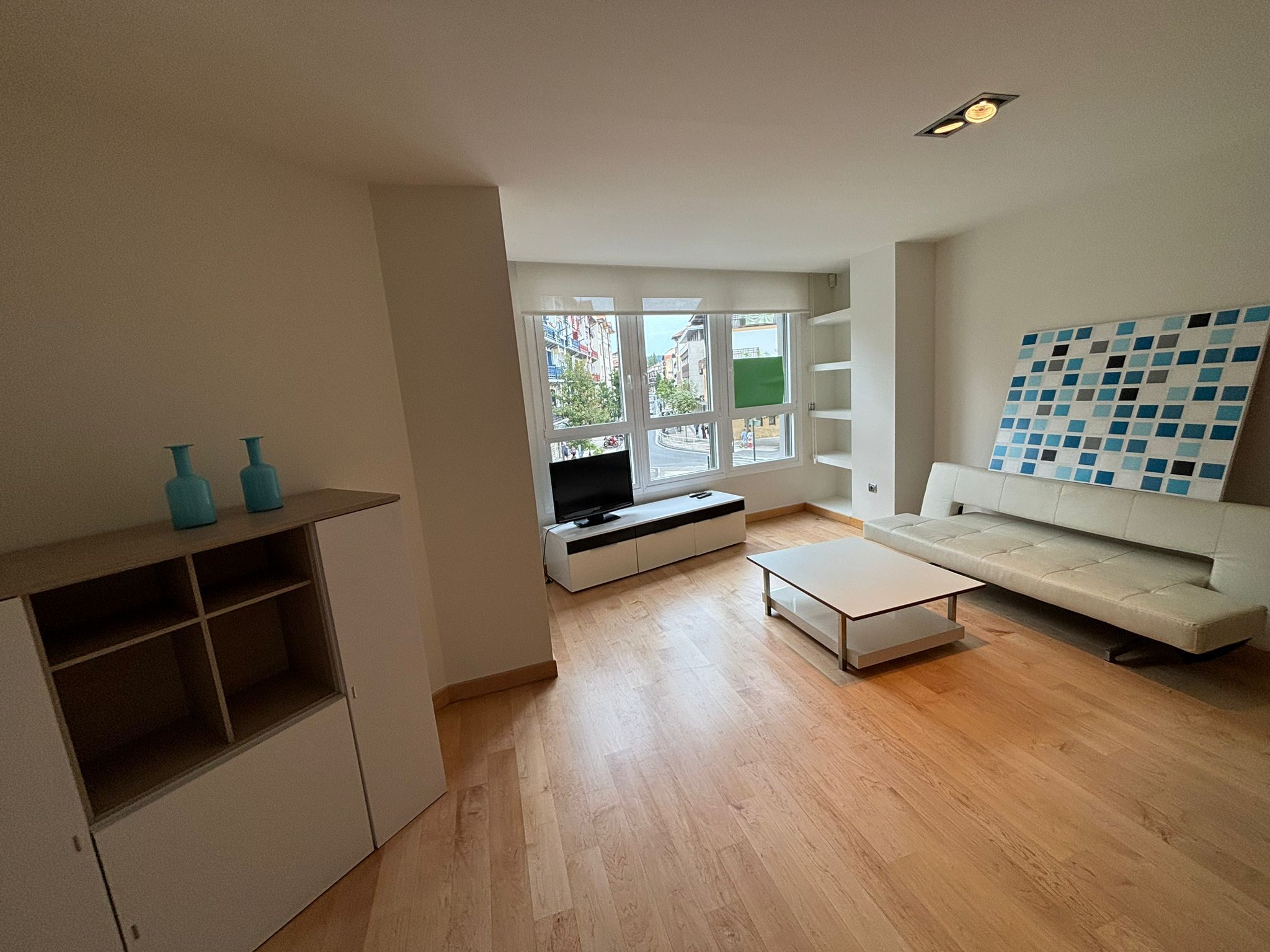 Sala d'estar de Pis en venda en Hondarribia amb Calefacció, Jardí privat i Parquet