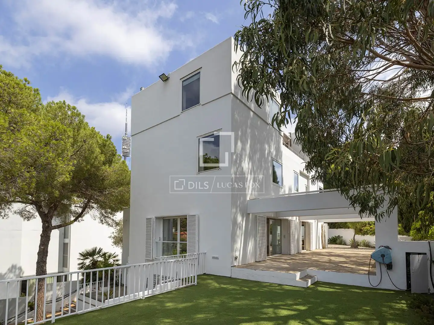 Vista exterior de Casa o chalet de alquiler en Barcelona con Aire acondicionado, Calefacción y Parquet