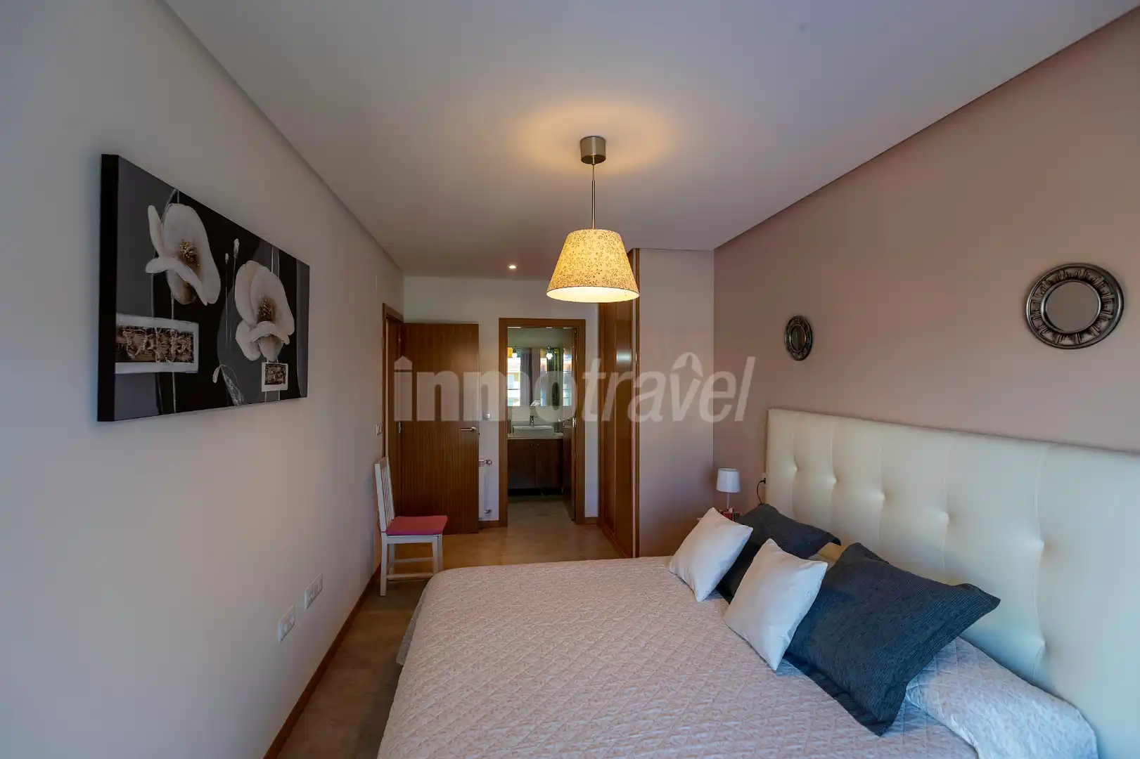 Habitación de Apartamento de alquiler en Sanxenxo con Terraza, Amueblado y Horno