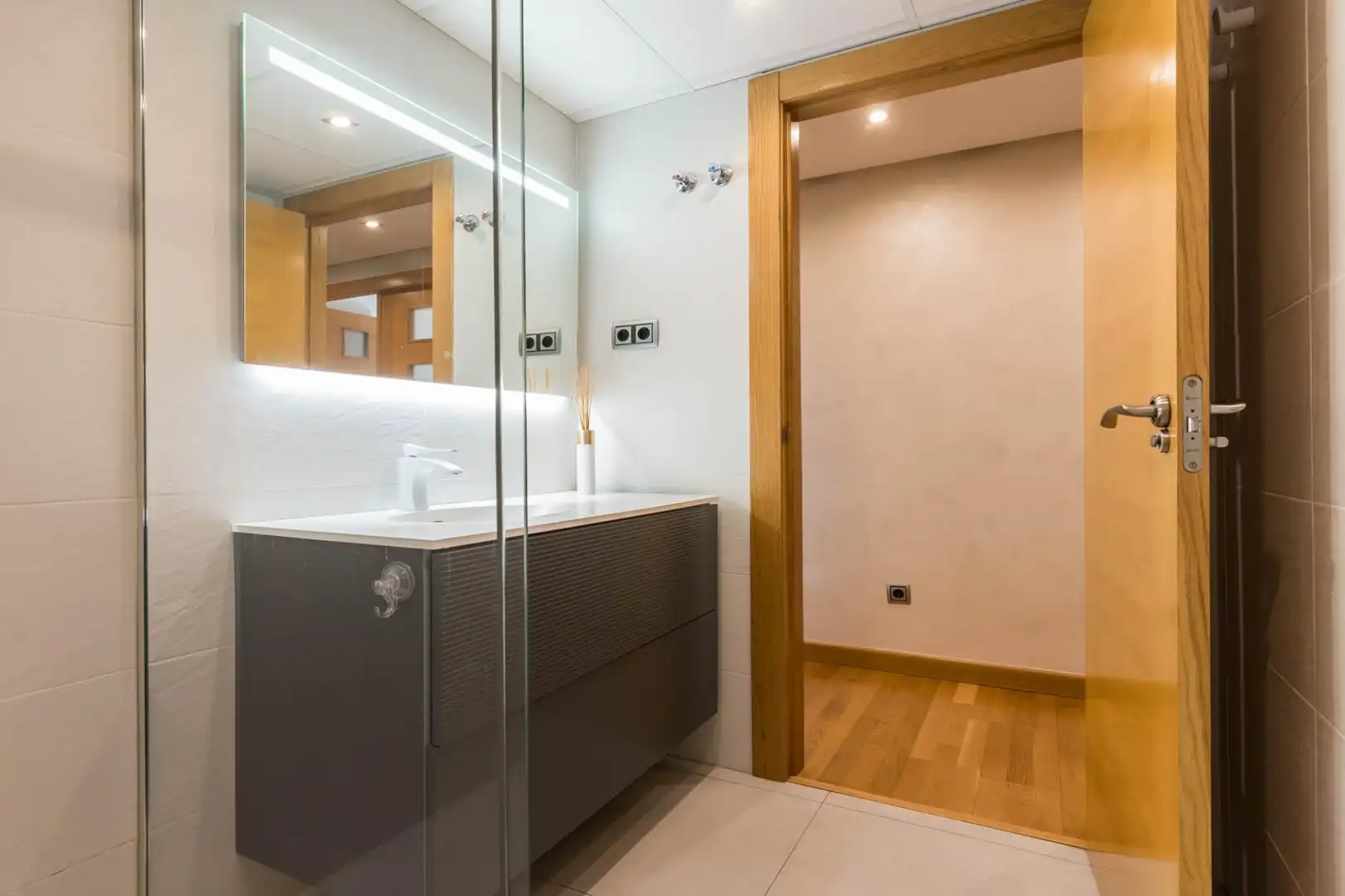 Bany de Pis de lloguer en Murcia amb Aire condicionat, Calefacció i Parquet