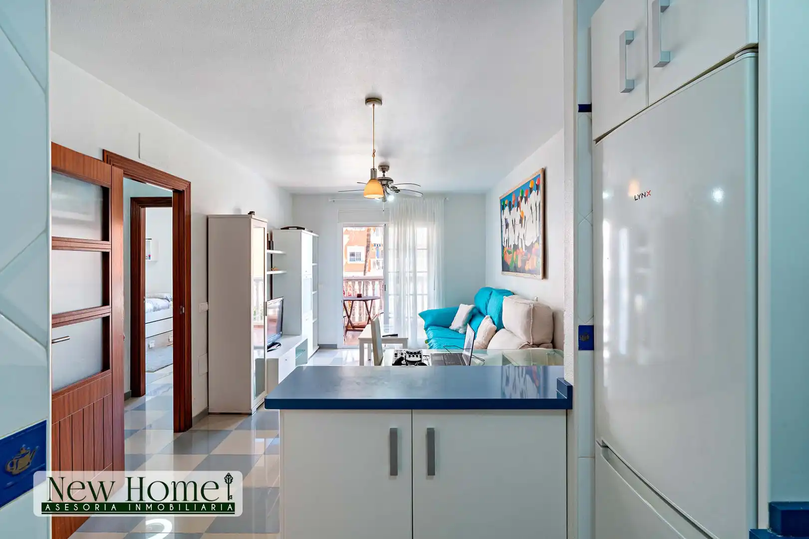Kitchen of Flat for sale in Roquetas de Mar  with Terrace, Swimming Pool and Furnished