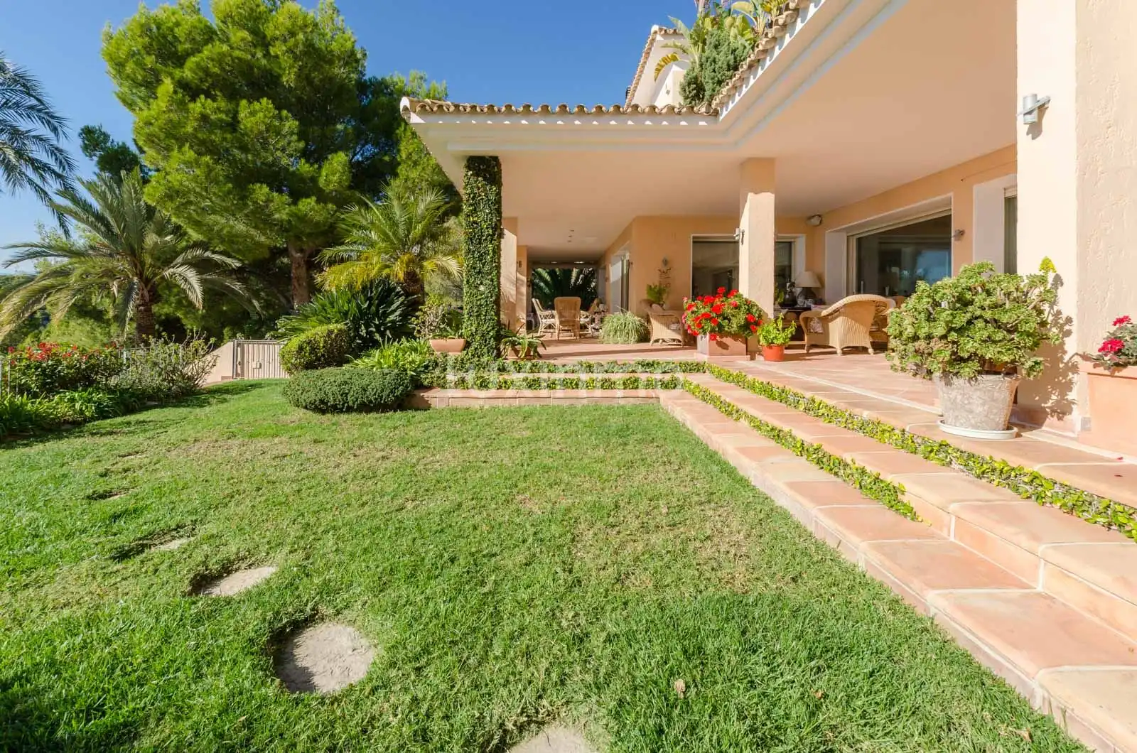 Jardín de Casa o chalet en venta en Altea con Aire acondicionado, Calefacción y Jardín privado