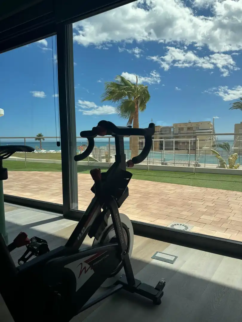 Exterior view of Apartments for rent in Benidorm  with Air Conditioner, Heating and Private garden