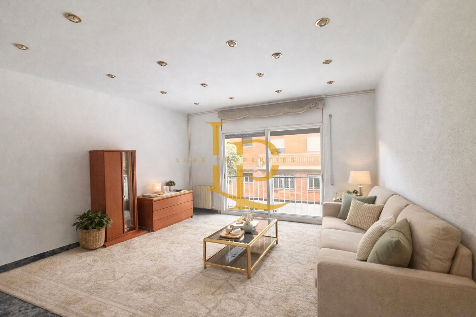 Sala d'estar de Pis en venda en Rubí amb Forn