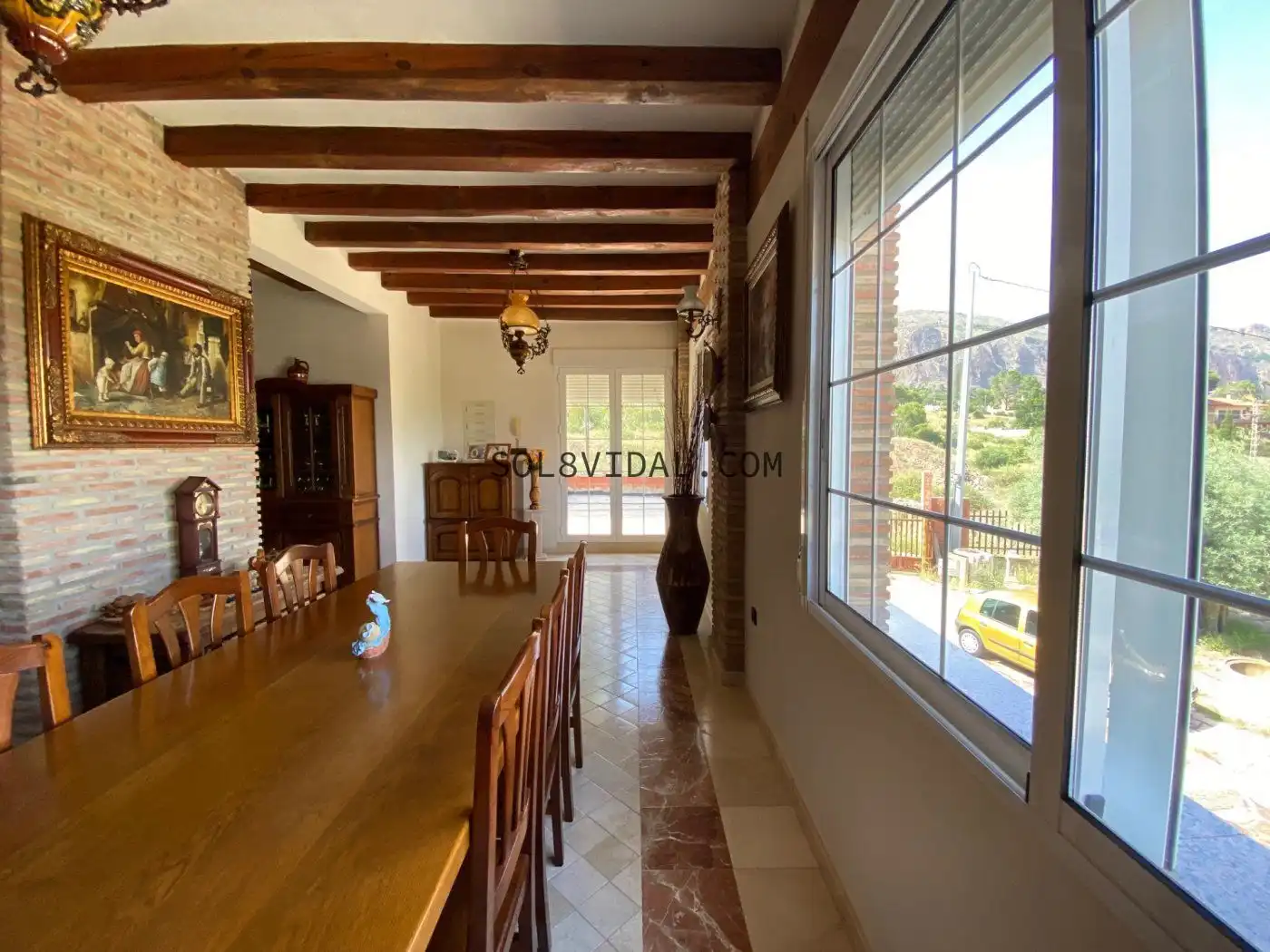Menjador de Casa o xalet en venda en Orihuela amb Aire condicionat, Jardí privat i Terrassa