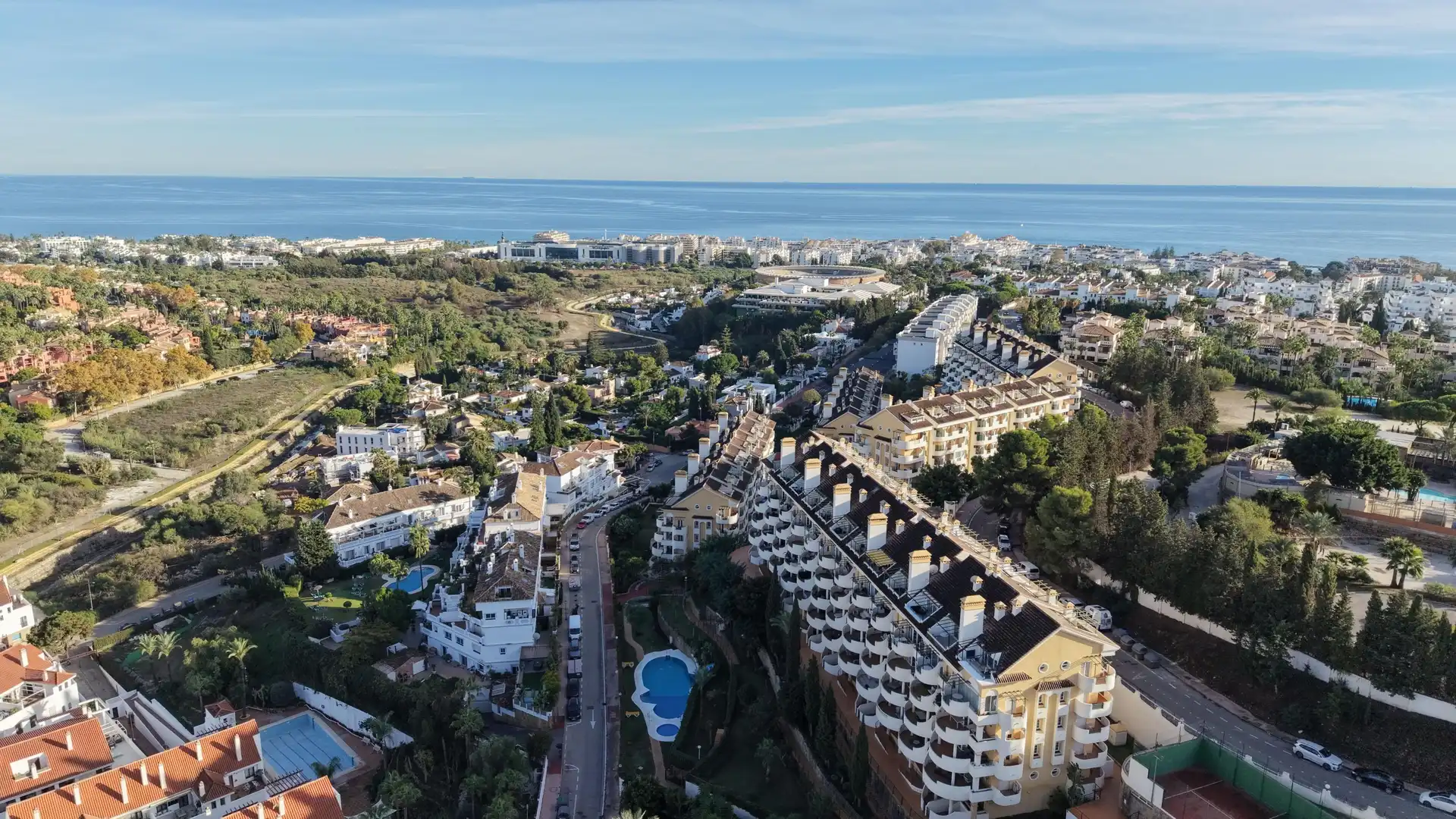 Vista exterior de Apartamento de alquiler en Marbella con Aire acondicionado, Jardín privado y Terraza