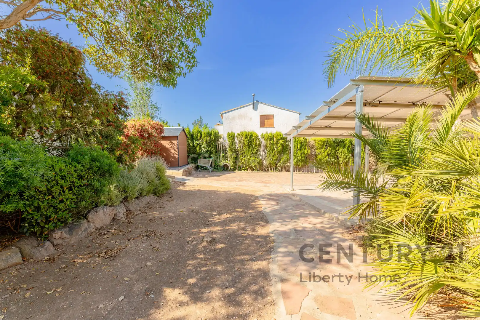 Vista exterior de Casa o xalet en venda en Náquera amb Aire condicionat, Jardí privat i Traster