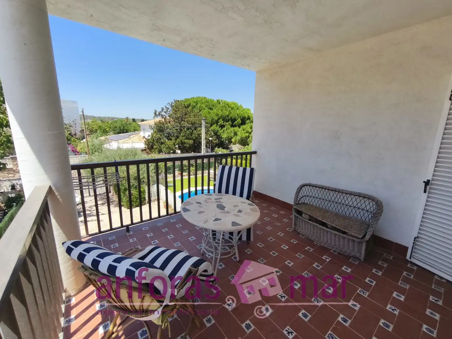 Terrassa de Casa o xalet en venda en Torredembarra amb Jardí privat, Terrassa i Piscina