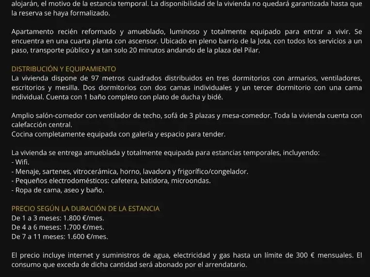 Piso de alquiler en El Rabal