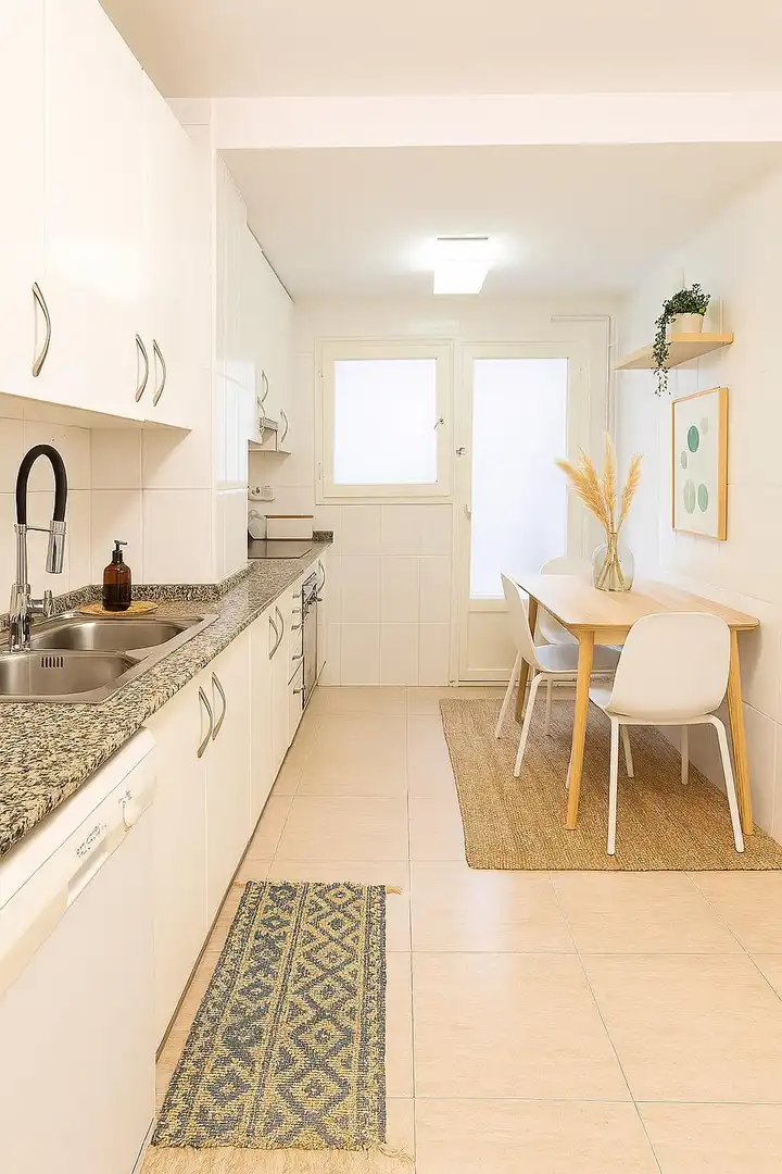 Cocina de Piso en venta en Tarragona con Calefacción, Parquet y Terraza