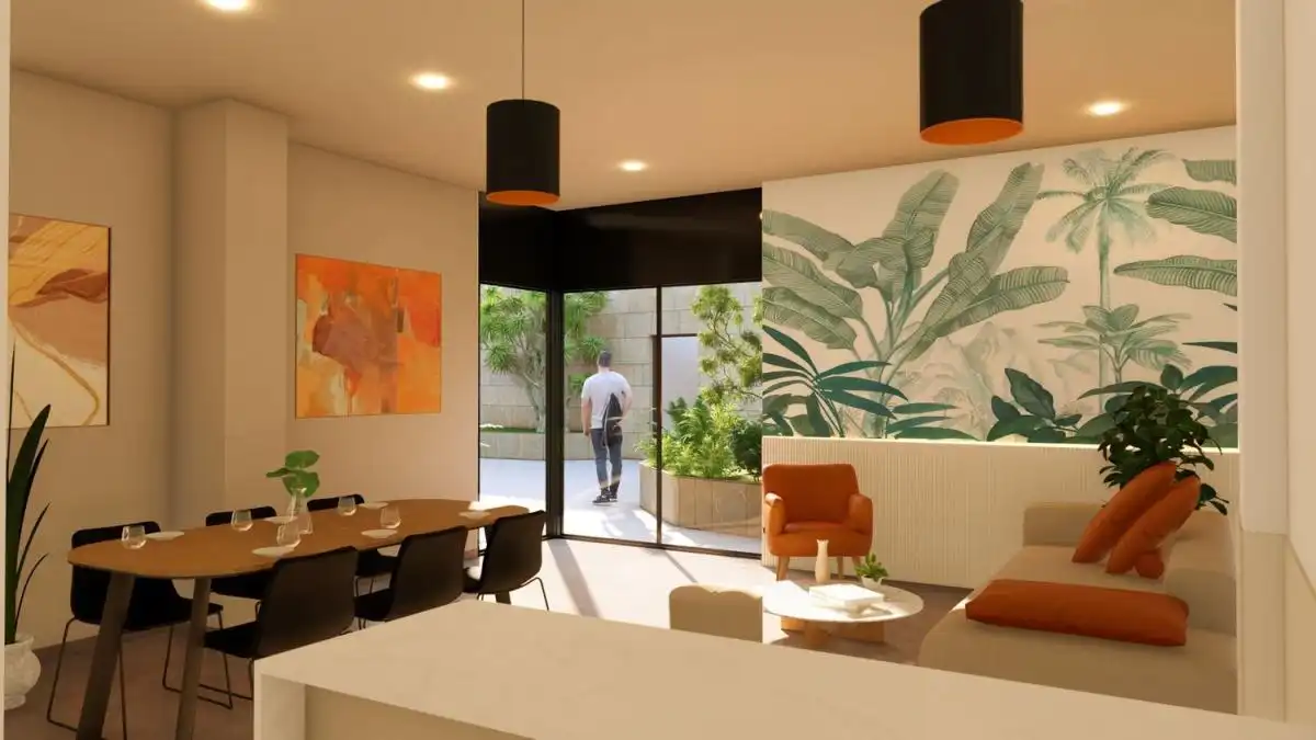 Sala de estar de Piso en venta en Villajoyosa / La Vila Joiosa con Sauna y Piscina comunitaria
