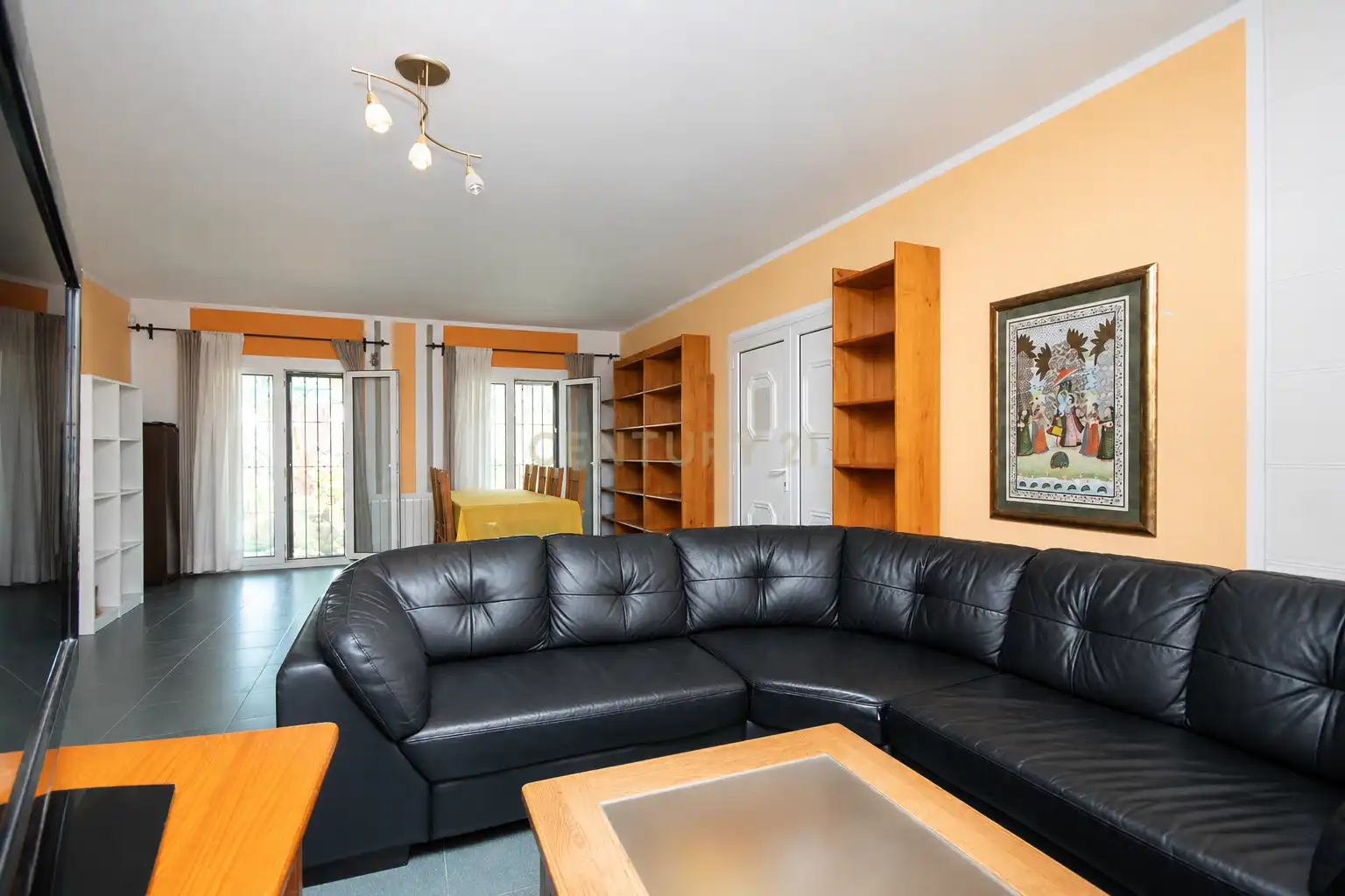 Sala de estar de Casa o chalet en venta en Alicante / Alacant con Jardín privado, Trastero y Piscina