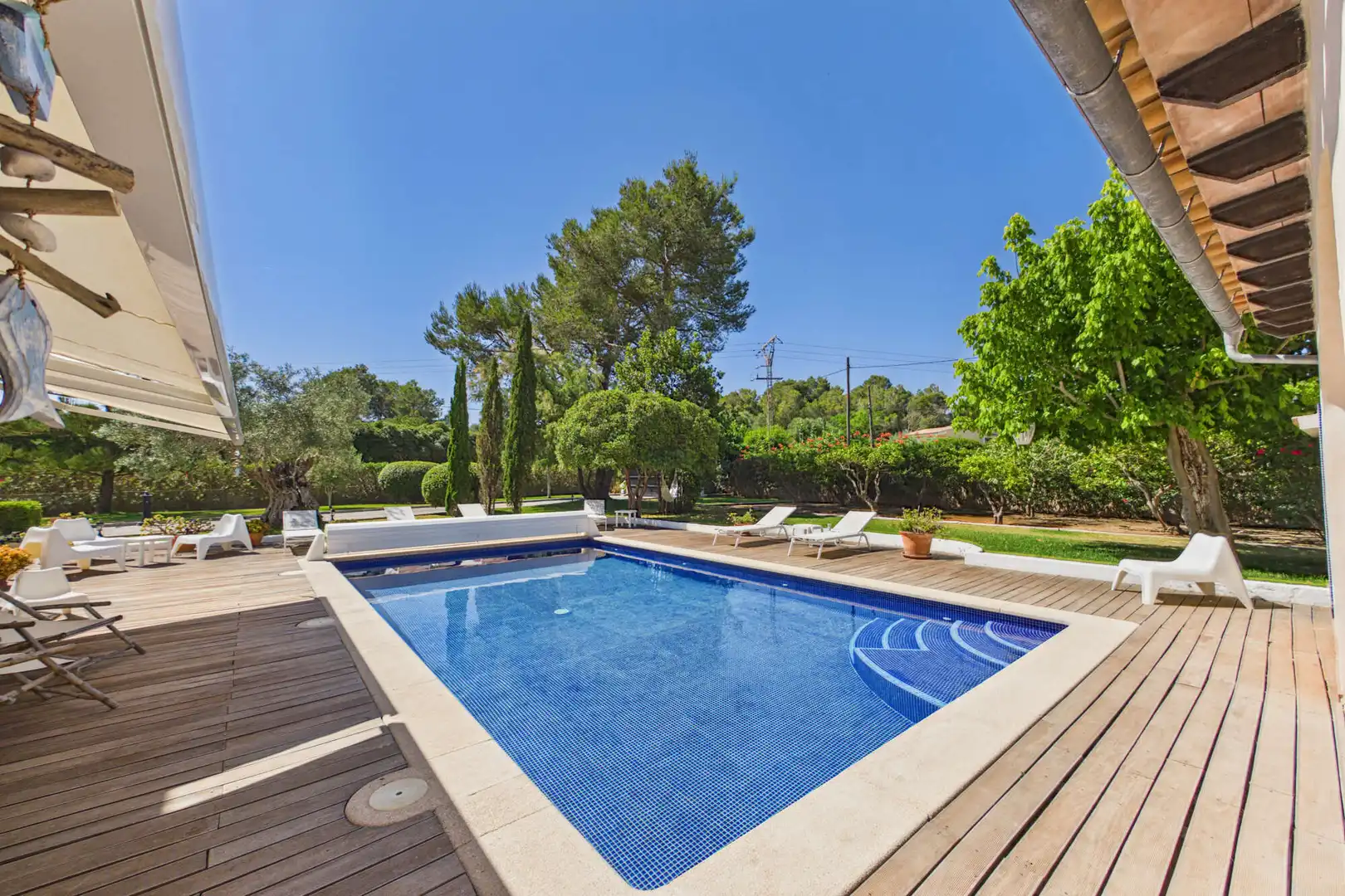 Piscina de Finca rústica en venta en Muro con Aire acondicionado, Terraza y Amueblado