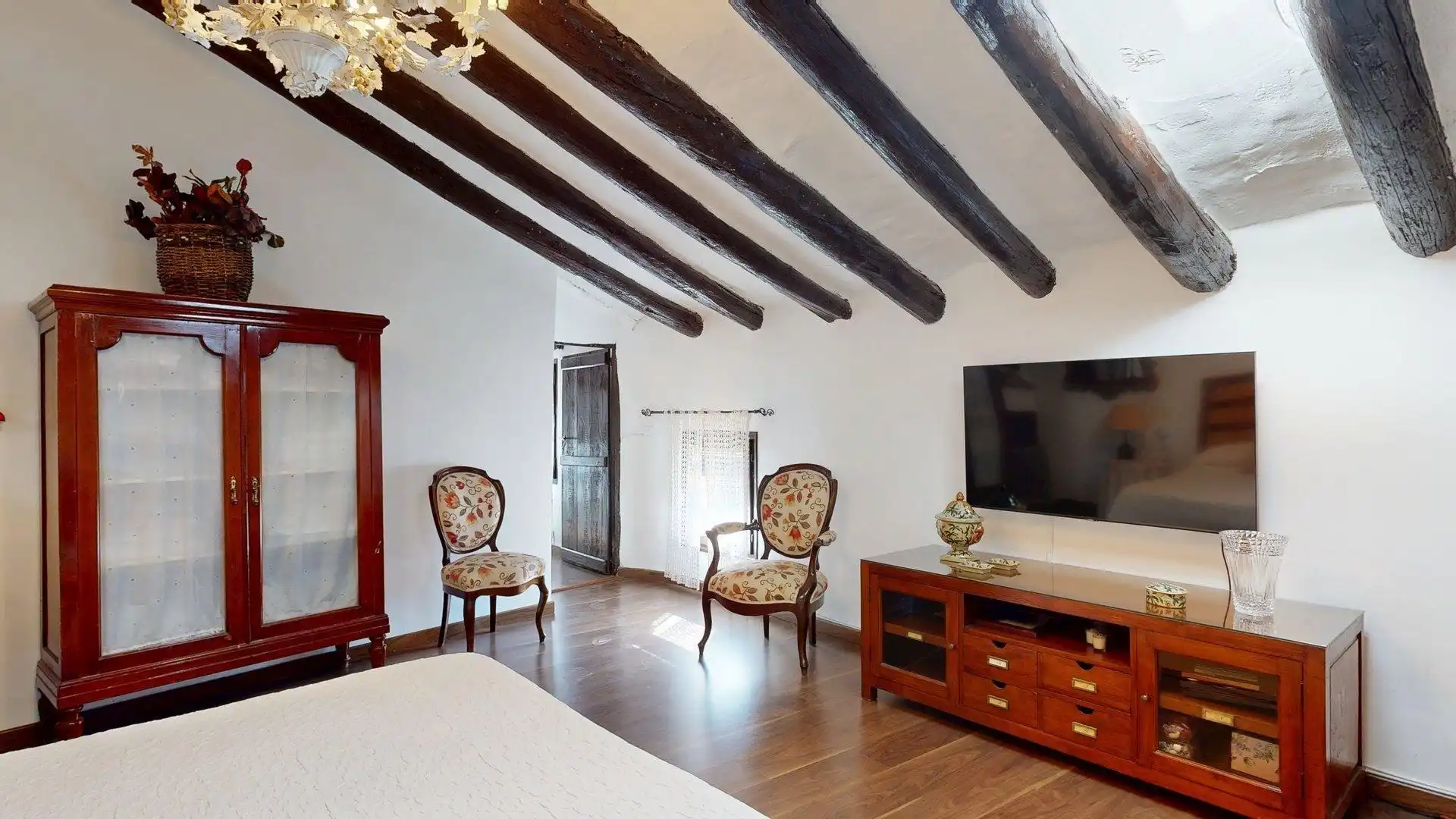 Sala de estar de Casa o chalet en venta en Magallón con Jardín privado, Terraza y Amueblado