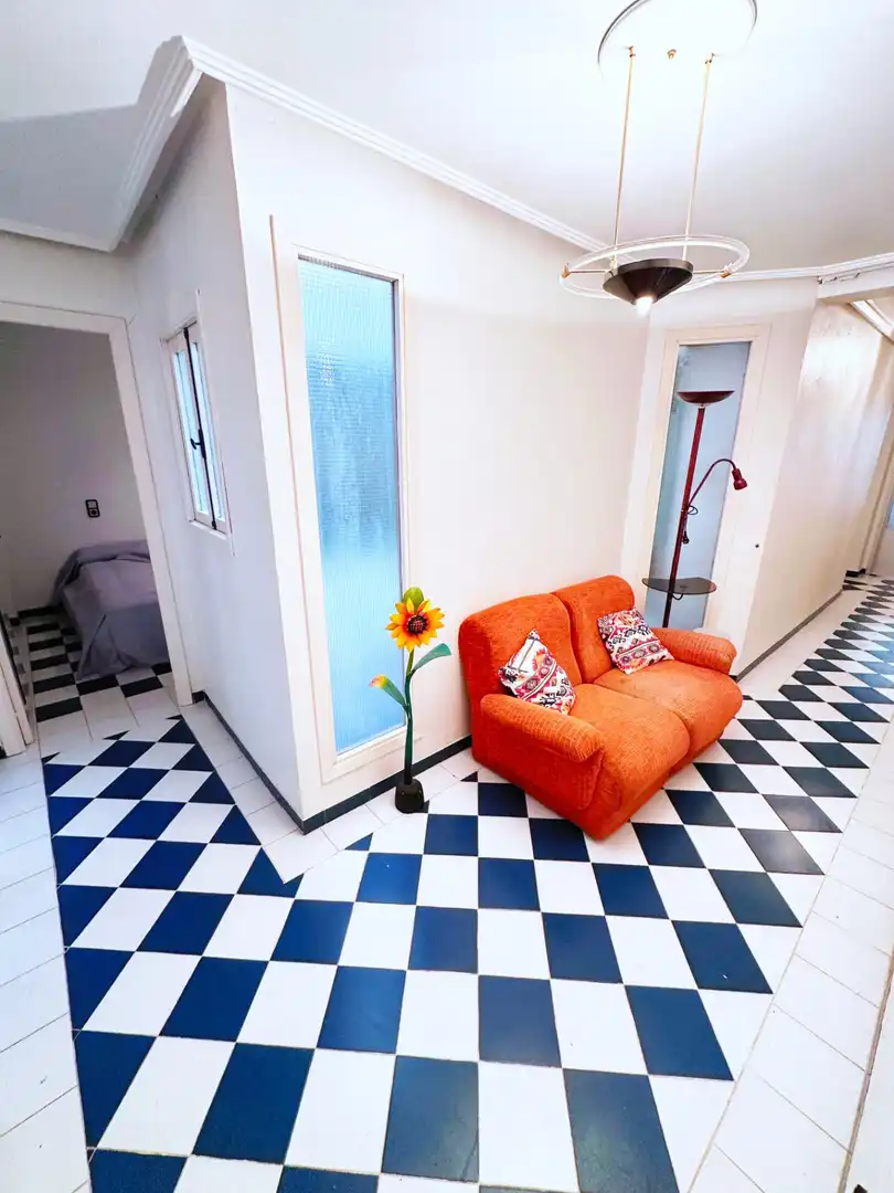 Sala de estar de Piso en venta en Benicolet con Amueblado y Balcón