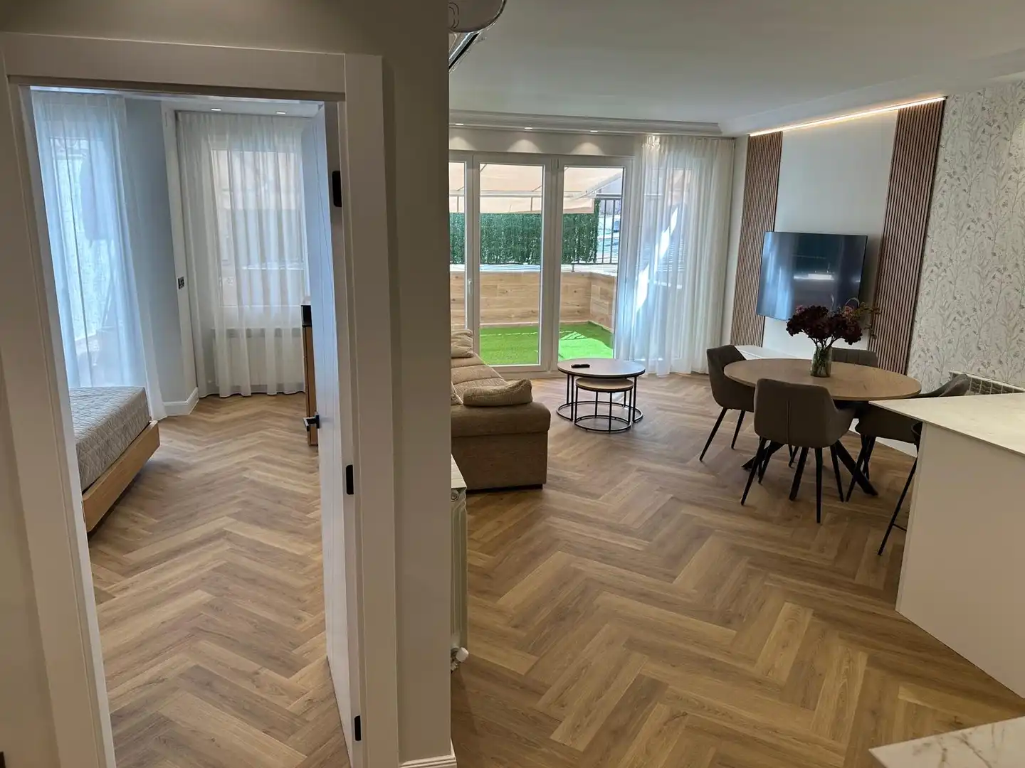 Living room of Flat for rent in Centro