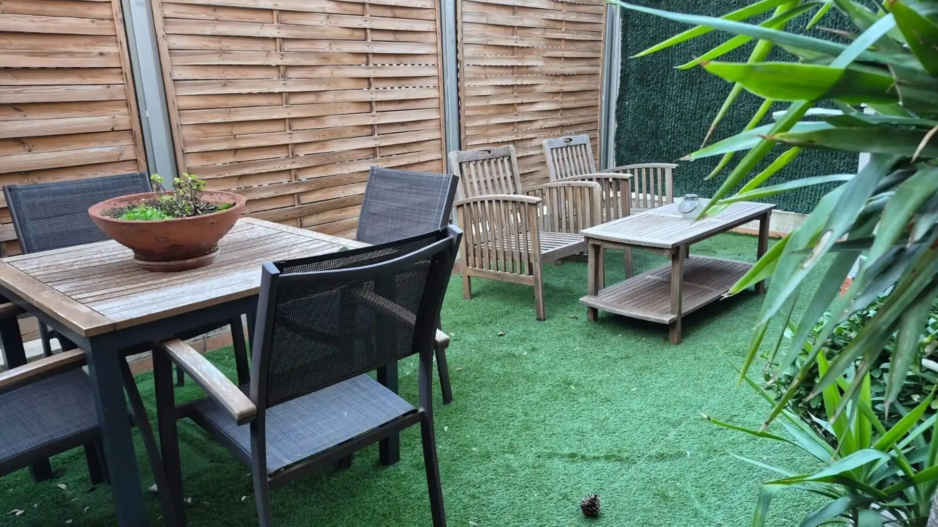 Terrace of Single-family semi-detached for sale in  Albacete Capital  with Air Conditioner, Heating and Parquet flooring