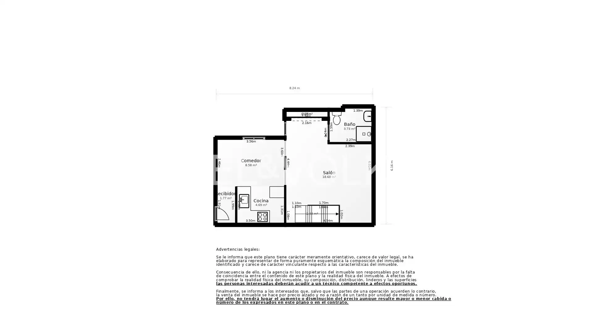 Flat for sale in Madrid  with Air Conditioner, Heating and Furnished