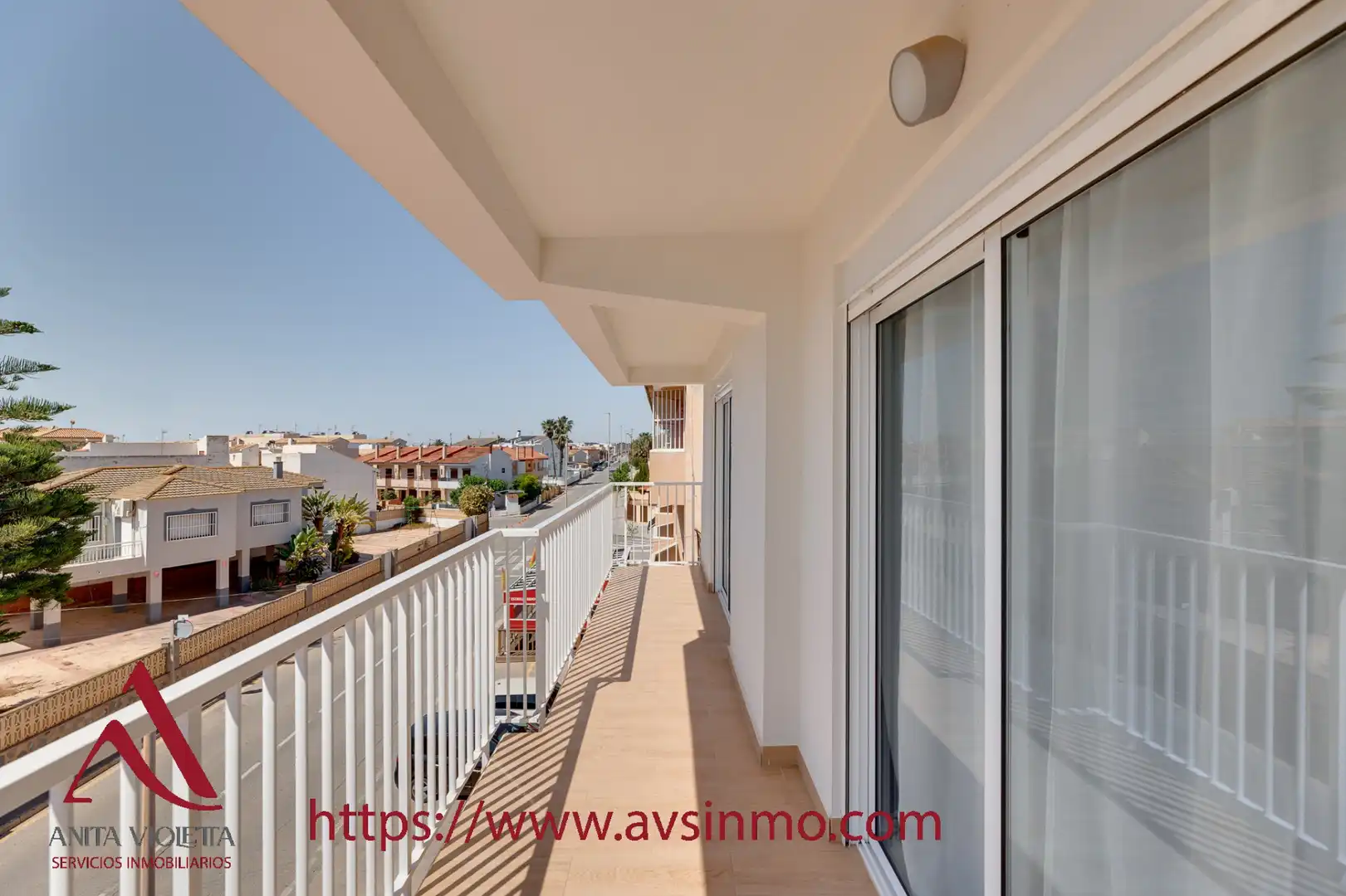 Balcony of Apartments for rent in Pilar de la Horadada  with Air Conditioner, Heating and Terrace