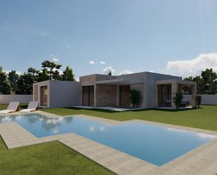 Swimming pool of Country house for sale in Calpe / Calp