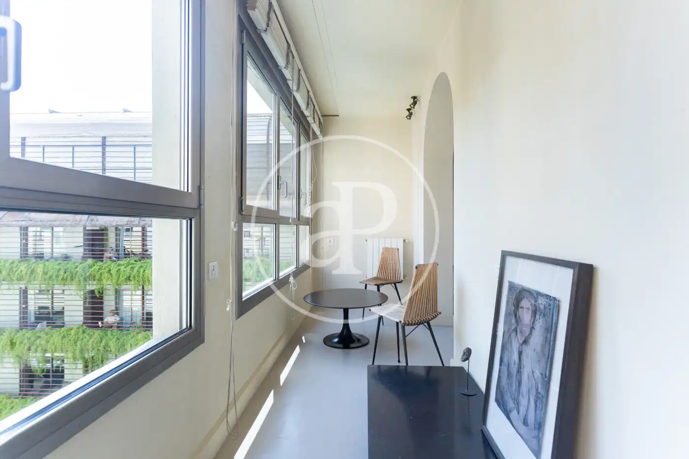 Terraza de Piso de alquiler en Barcelona con Calefacción, Amueblado y Balcón