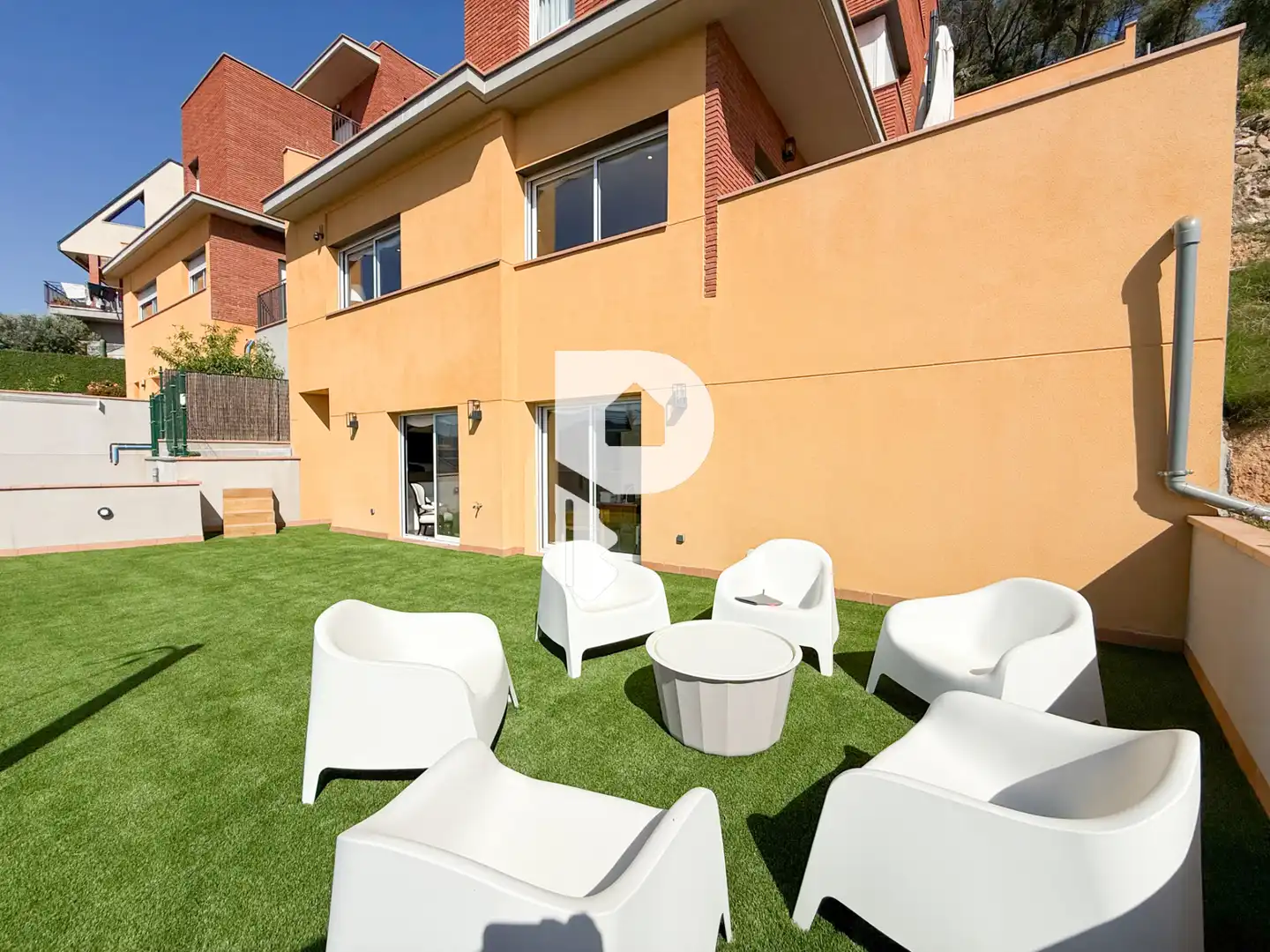 Terraza de Casa o chalet de alquiler en Vallirana con Aire acondicionado, Calefacción y Jardín privado