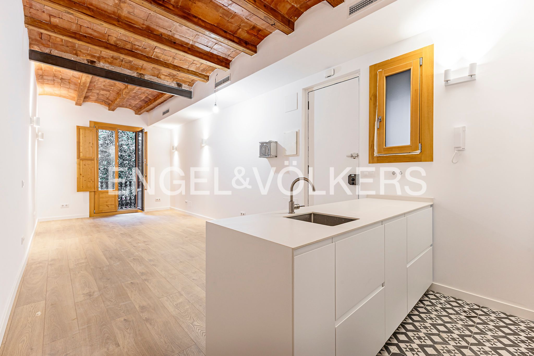 Vista exterior de Apartament en venda en  Barcelona Capital amb Aire condicionat, Calefacció i Terrassa