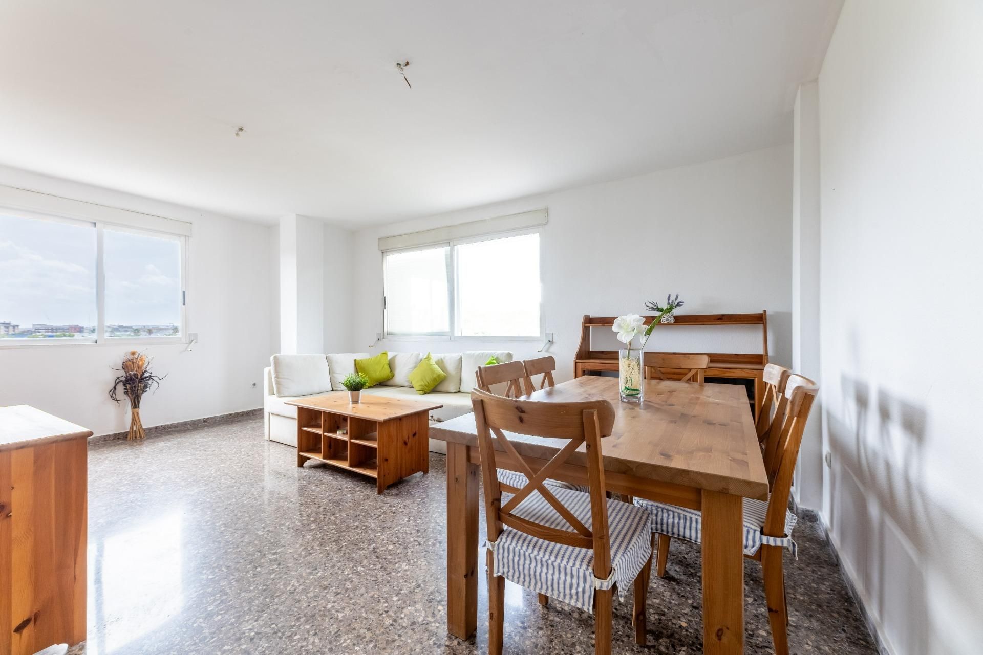Sala de estar de Piso en venta en Aldaia con Aire acondicionado y Trastero