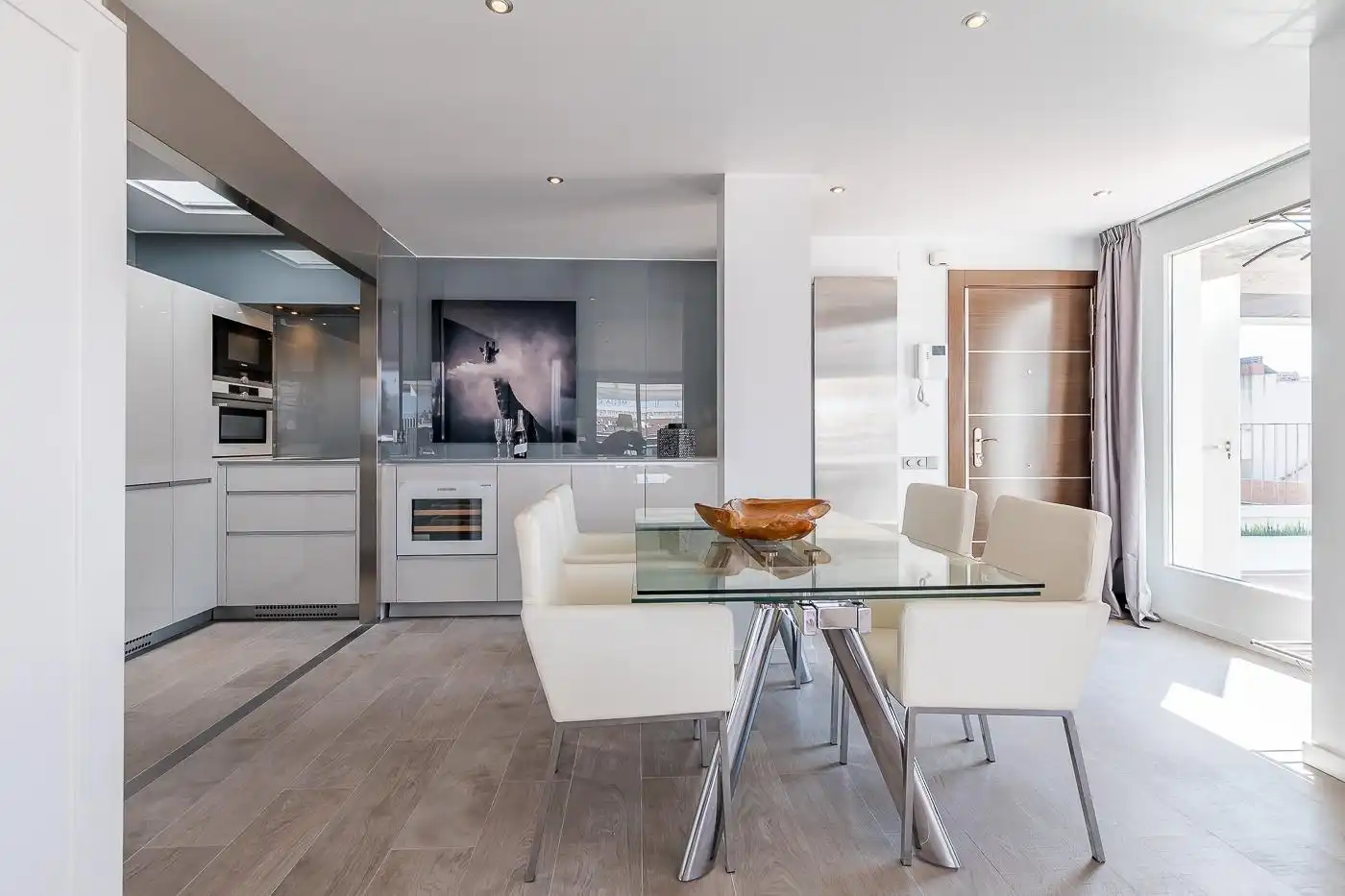 Comedor de Piso de alquiler en Madrid con Aire acondicionado, Calefacción y Terraza